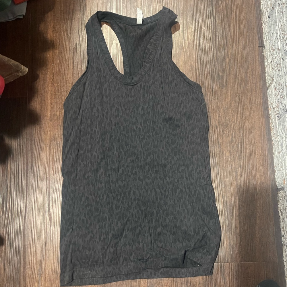 Athleta workout tank top. Leopard. Black. Medium